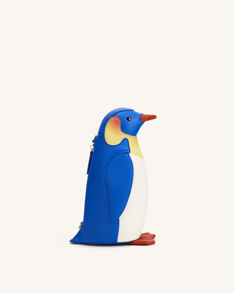 Pia Penguin Crossbody Bag - Blue