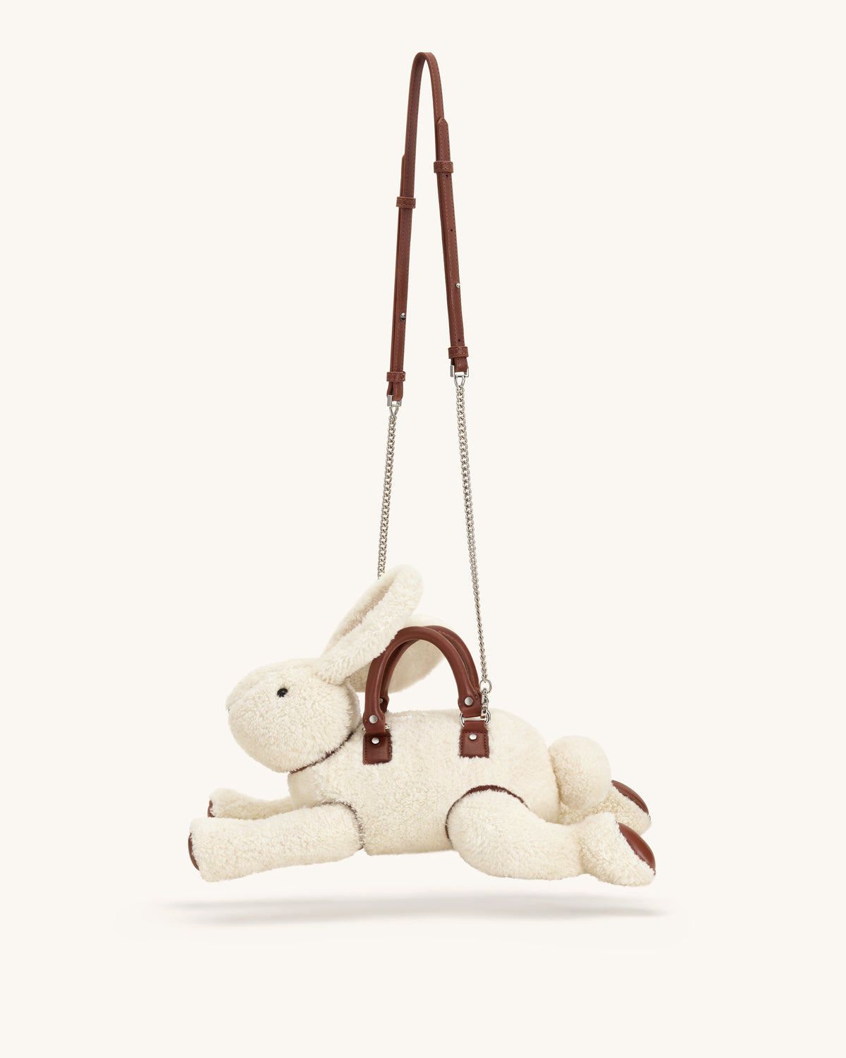 Bella Bunny Shaped Top Handle Bag - White