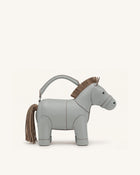 Harper Horse Top Handle Bag - Grey
