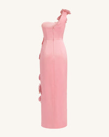 Orchid Embellished Cutout Slit Maxi Dress - Blush Pink