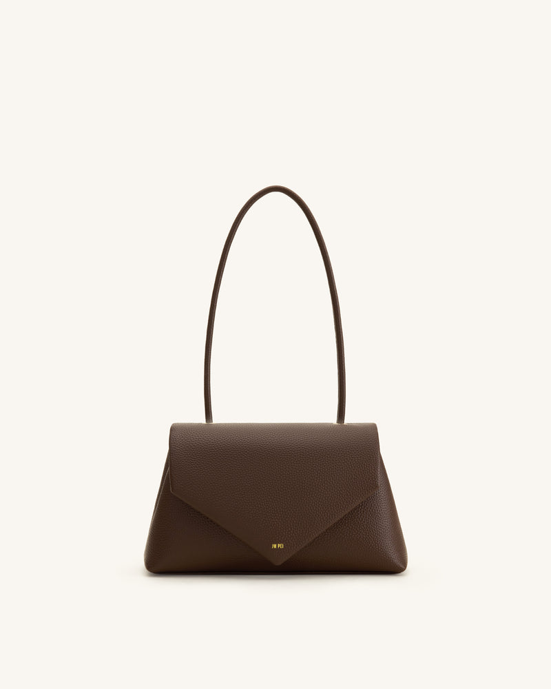 Maya Envelope Shoulder Bag - Brown