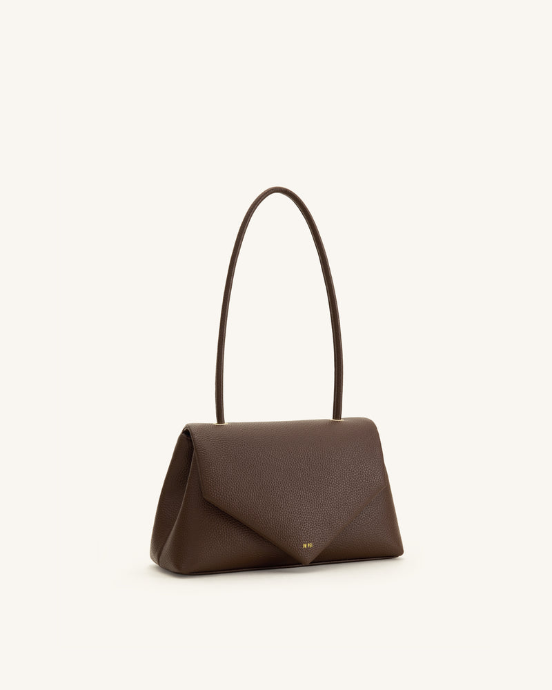 Maya Envelope Shoulder Bag - Brown