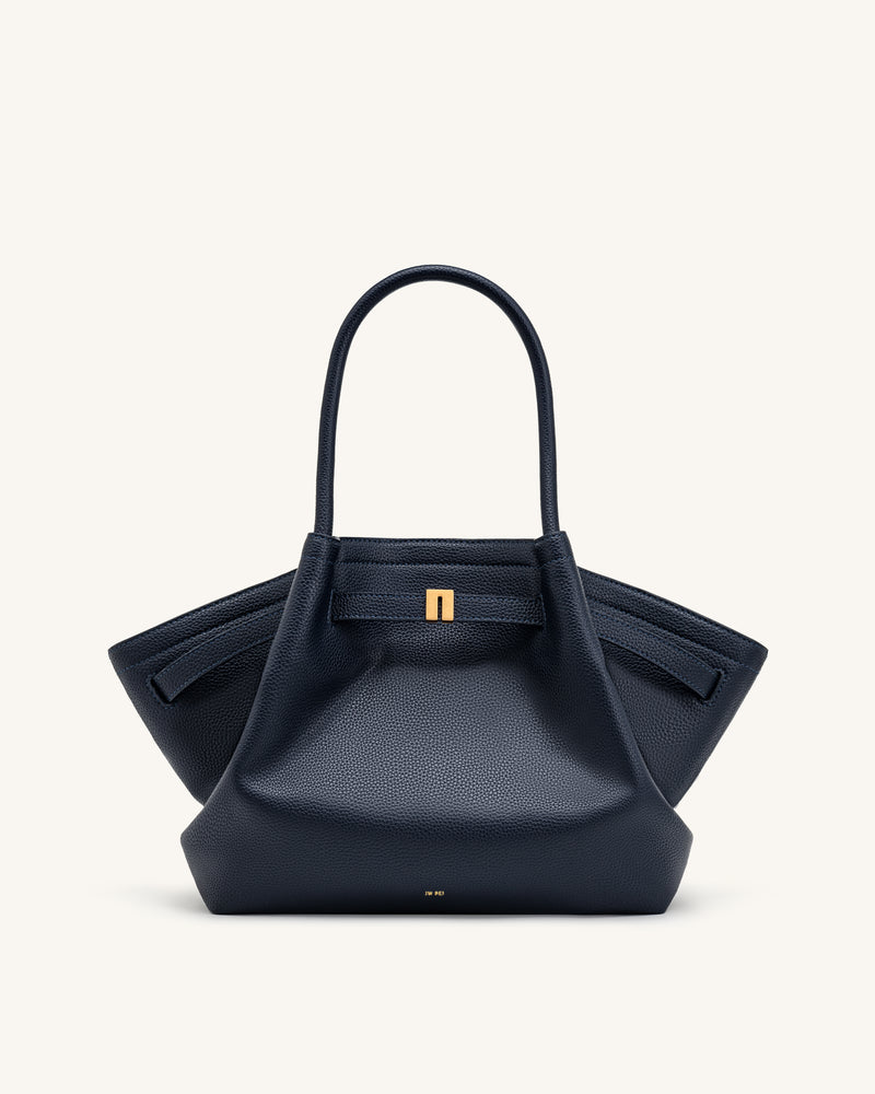 Hana Medium Tote Bag - Navy Blue