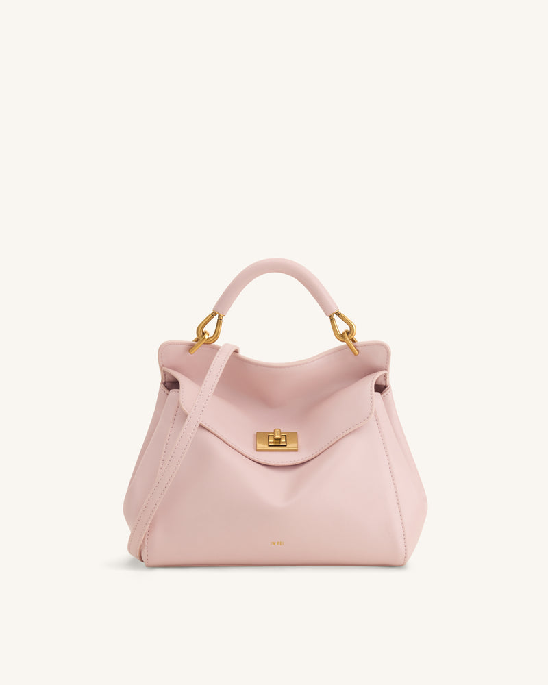 Lucia Classic Top Handle Bag - Pink