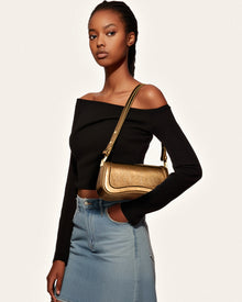 Joy Metallic Shoulder Bag - Ancient Gold
