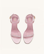Alivia Artifical Crystal Heel Sandals - Pink