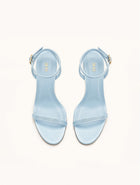 Alivia Artifical Crystal Heel Sandals - Light Blue