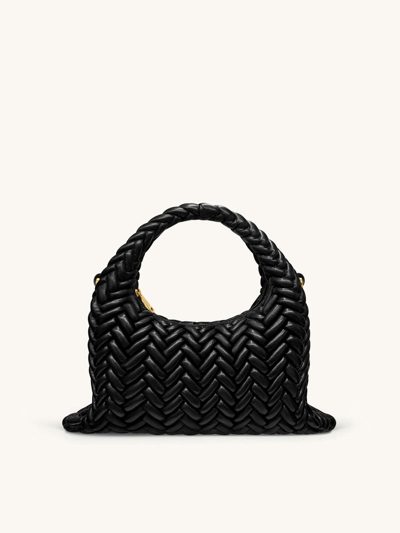 Cora Quilting Handle Bag - Black