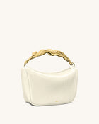 Jenny Human-shaped Handle Handbag - White
