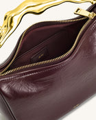 Jenny Human-shaped Handle Handbag - Deep Burgundy