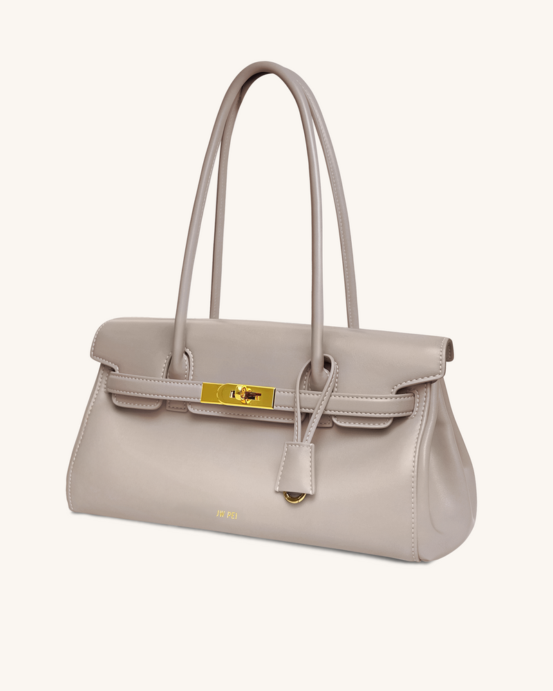 Yara Shoulder Bag - Gray Apricot