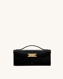 Bria Structured Top Handle Bag - Black