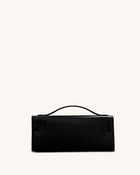 Bria Structured Top Handle Bag - Black