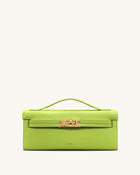 Bria Structured Top Handle Bag - Green