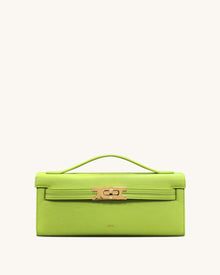Bria Structured Top Handle Bag - Green