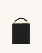 Elle Colorful Beaded Book Top Handle Bag - Black