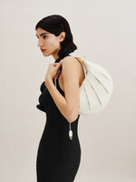 Jana Hollow Out Shoulder Bag - White