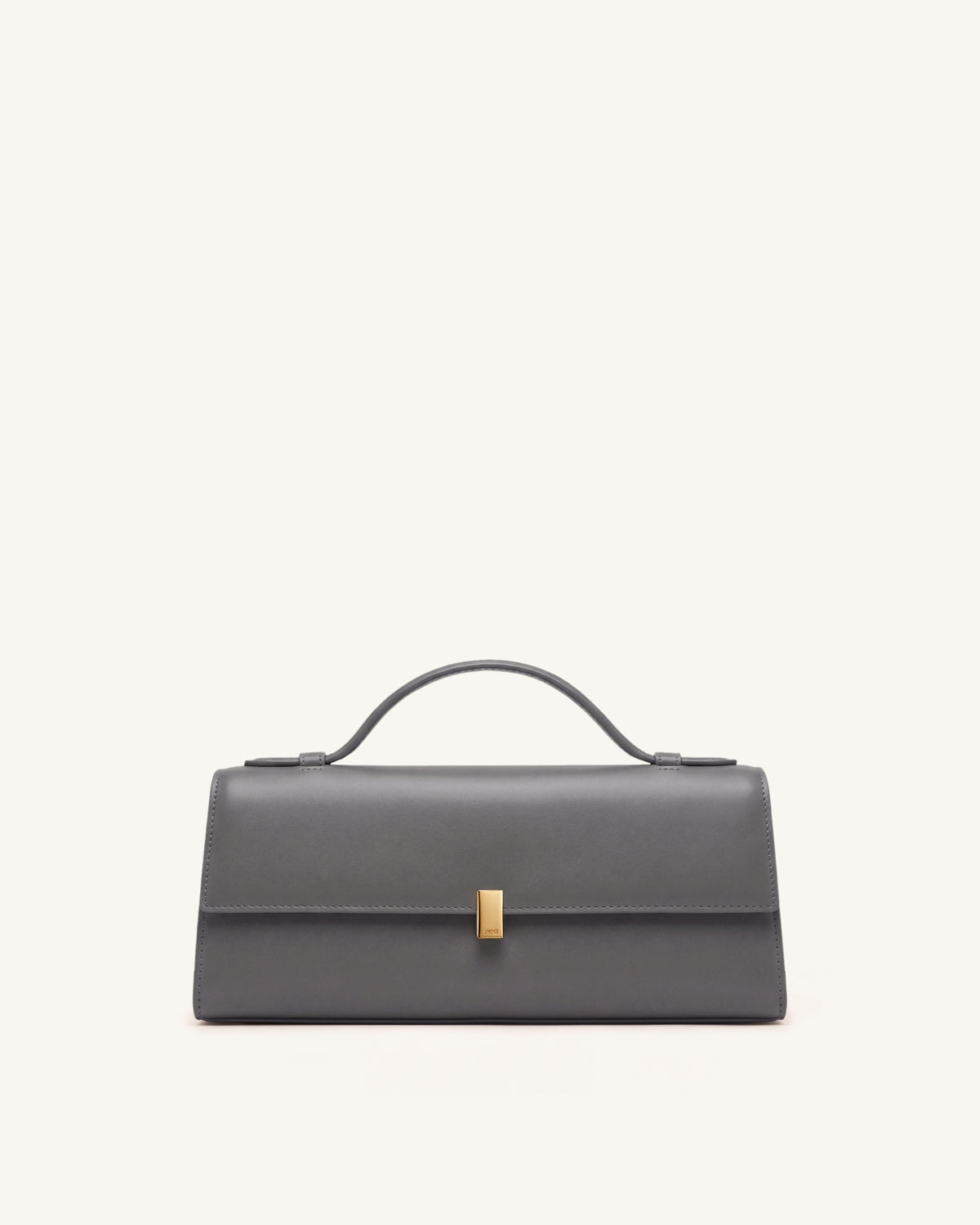 Delphine Flap Top Handle Bag - Slate Gray