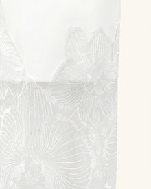 Orchid Embroidered Corset Dress - White