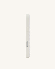 Seahorse Pearl Phone Case - White