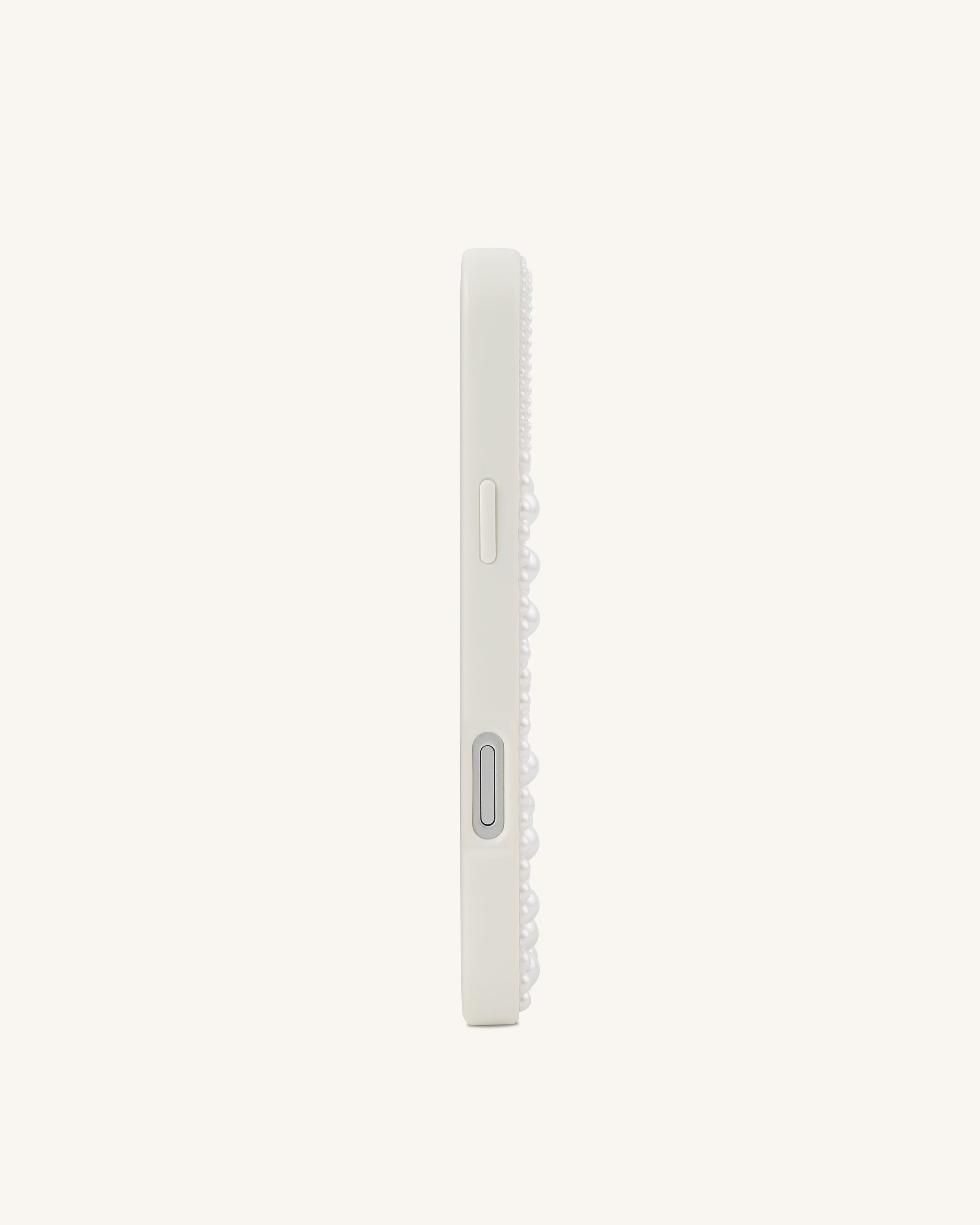 Seahorse Pearl Phone Case - White