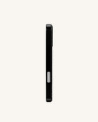 Shark Mouth Pearl Phone Case - Black