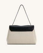 Hilary Shoulder Bag - Black Canvas