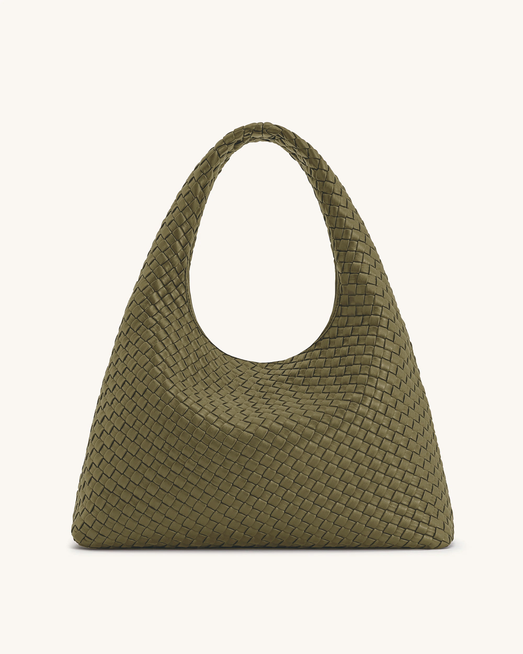 Iaura Woven Shoulder Bag - Army Green