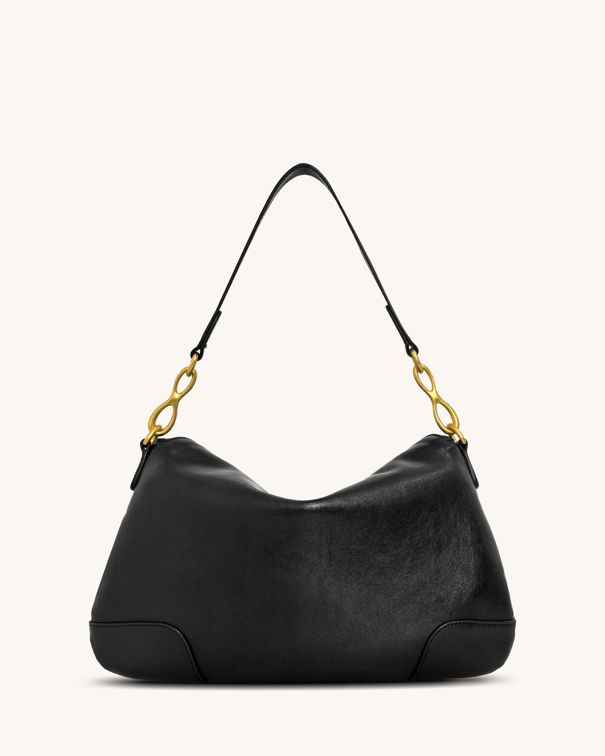 Jayla Charm Shoulder Bag - Black