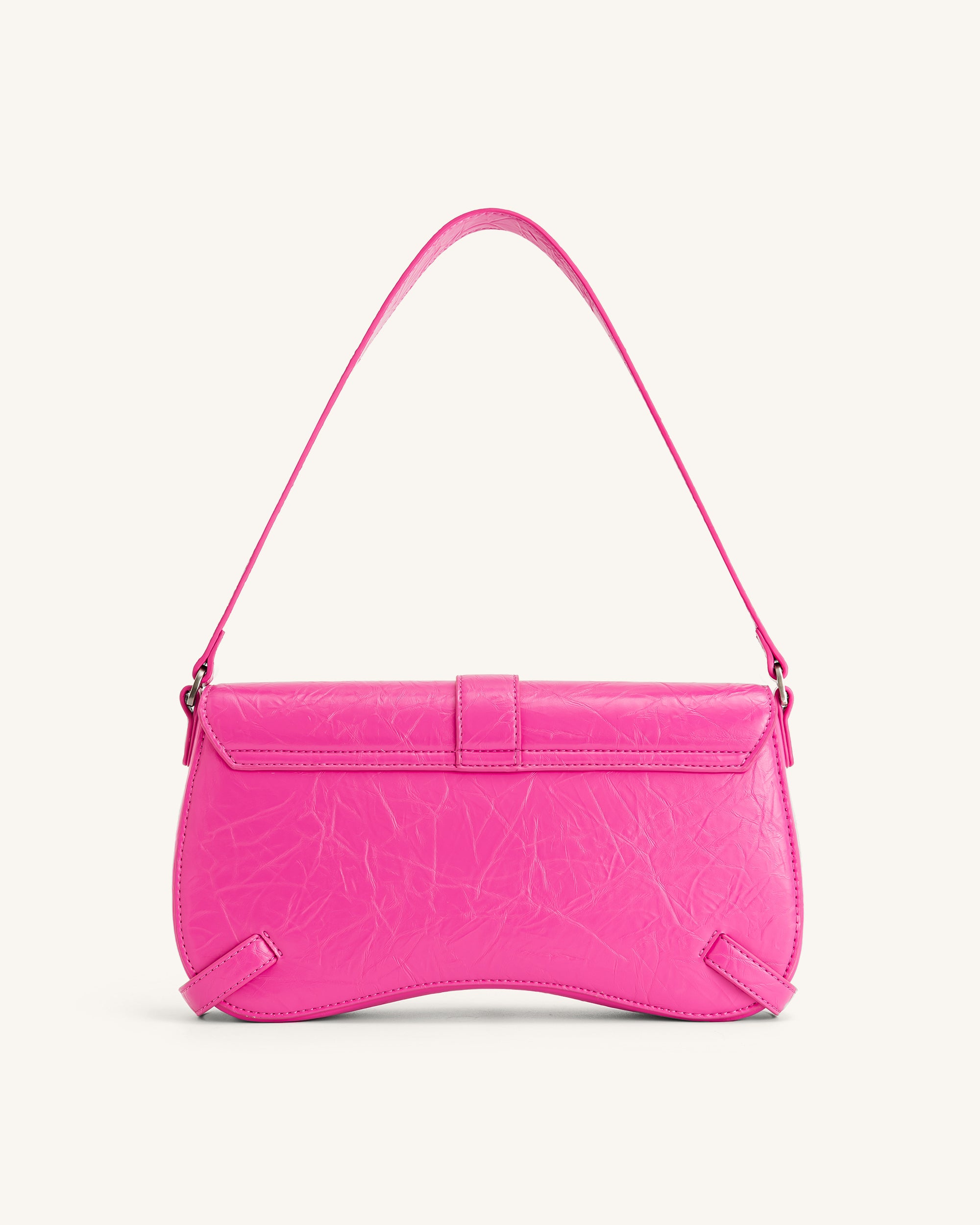 Bright pink shoulder bag sale