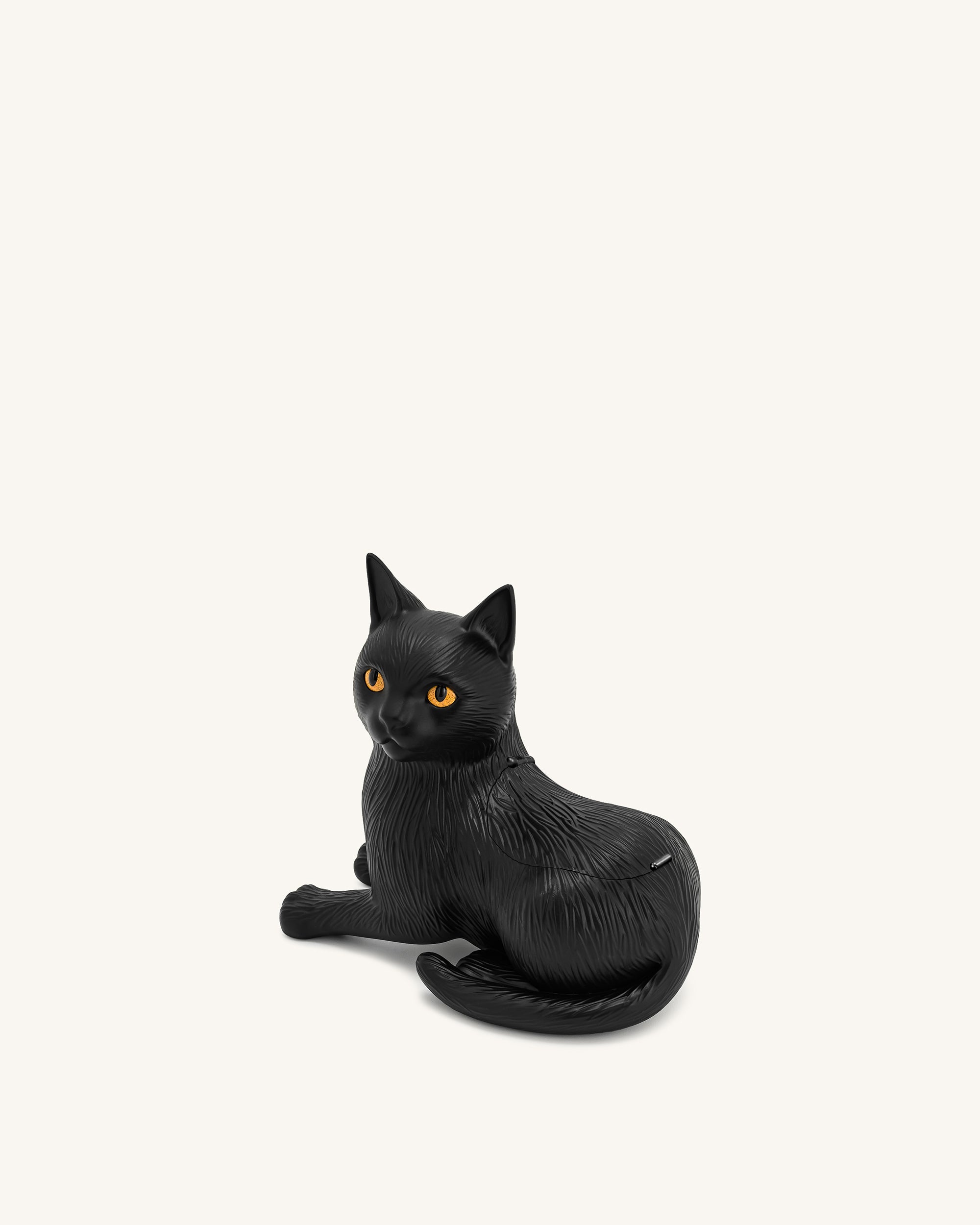 Hedy Black Cat Clutch - Black