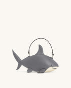 Nerys Shark Look Top Handle Bag - Grey