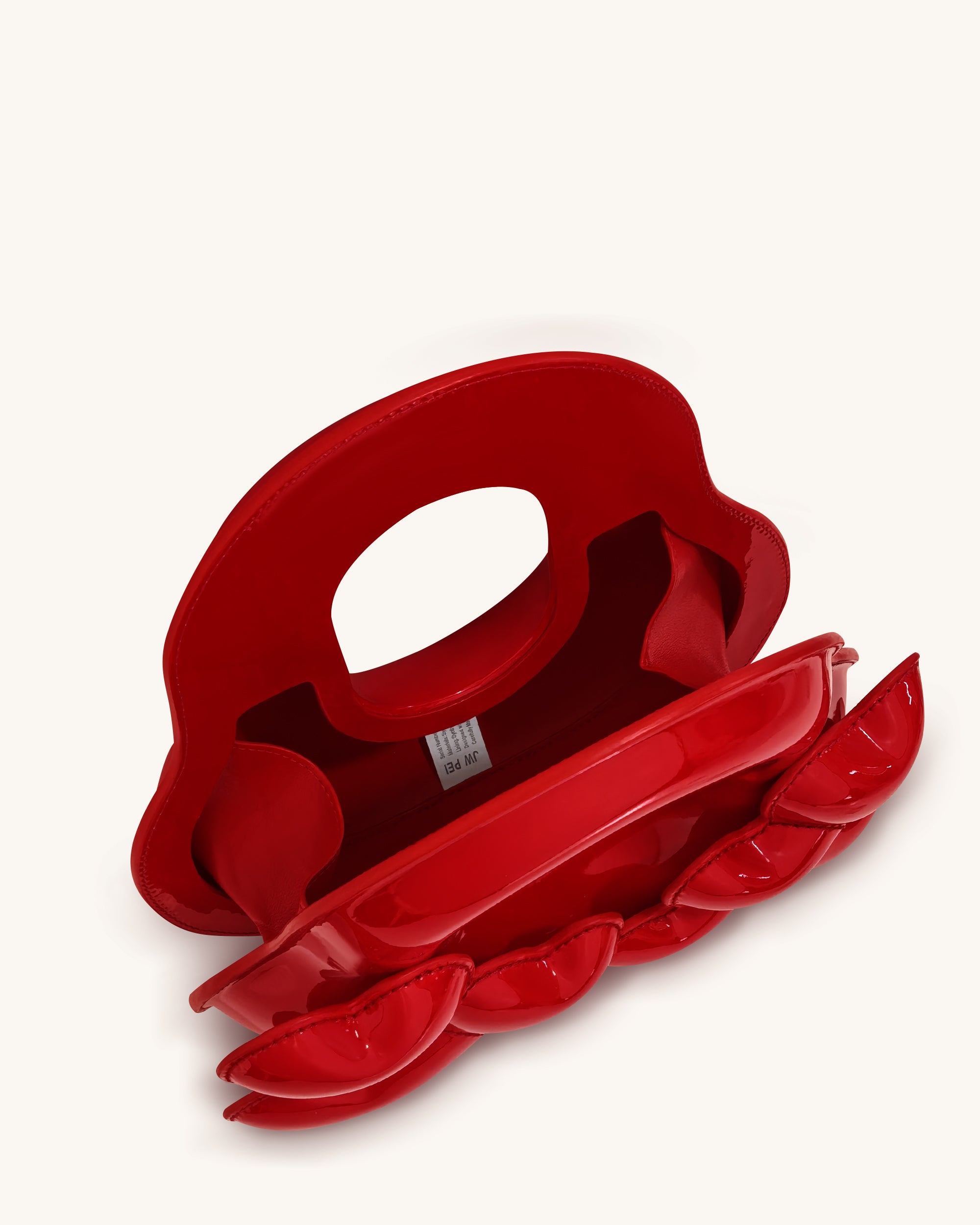 Alia Heart Top Handle Bag - Red