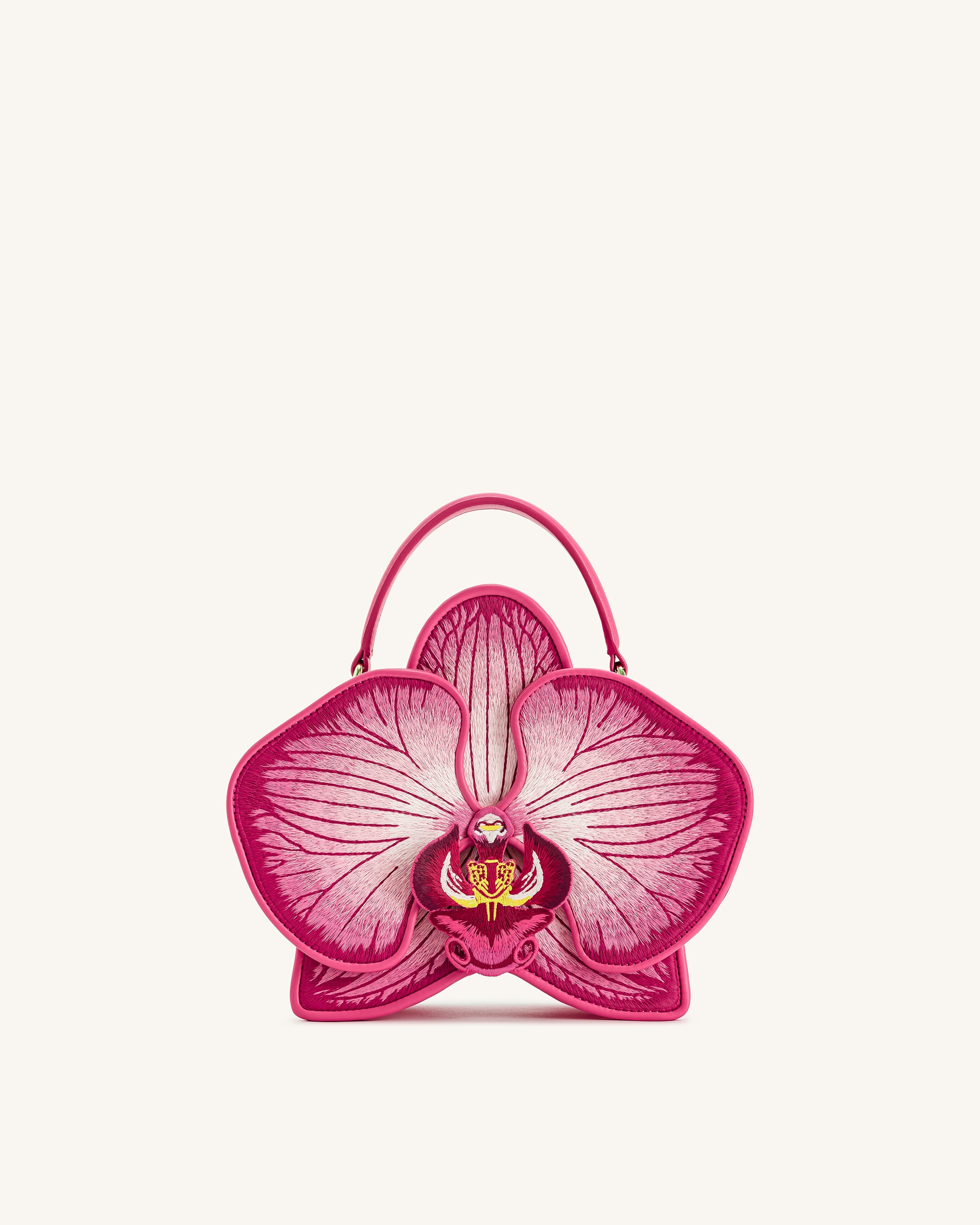 Flora Orchid Shaped Top Handle Bag - Pink | JW PEI
