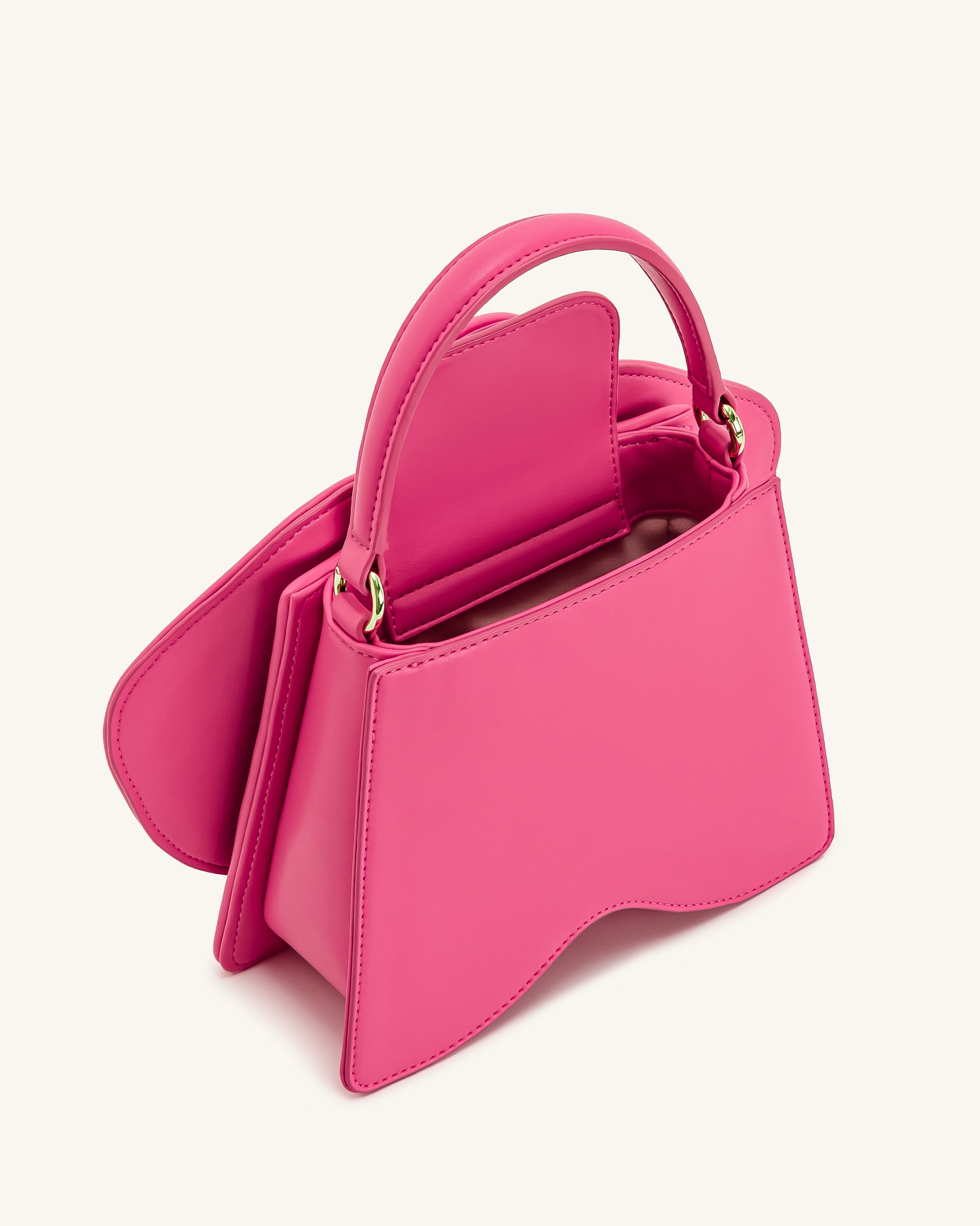 Flora Orchid Shaped Top Handle Bag - Pink | JW PEI
