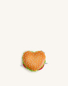 Heart Burger Novelty Clutch Bag - Multicolor