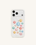 Pastel Seashell Pearl Phone Case - White