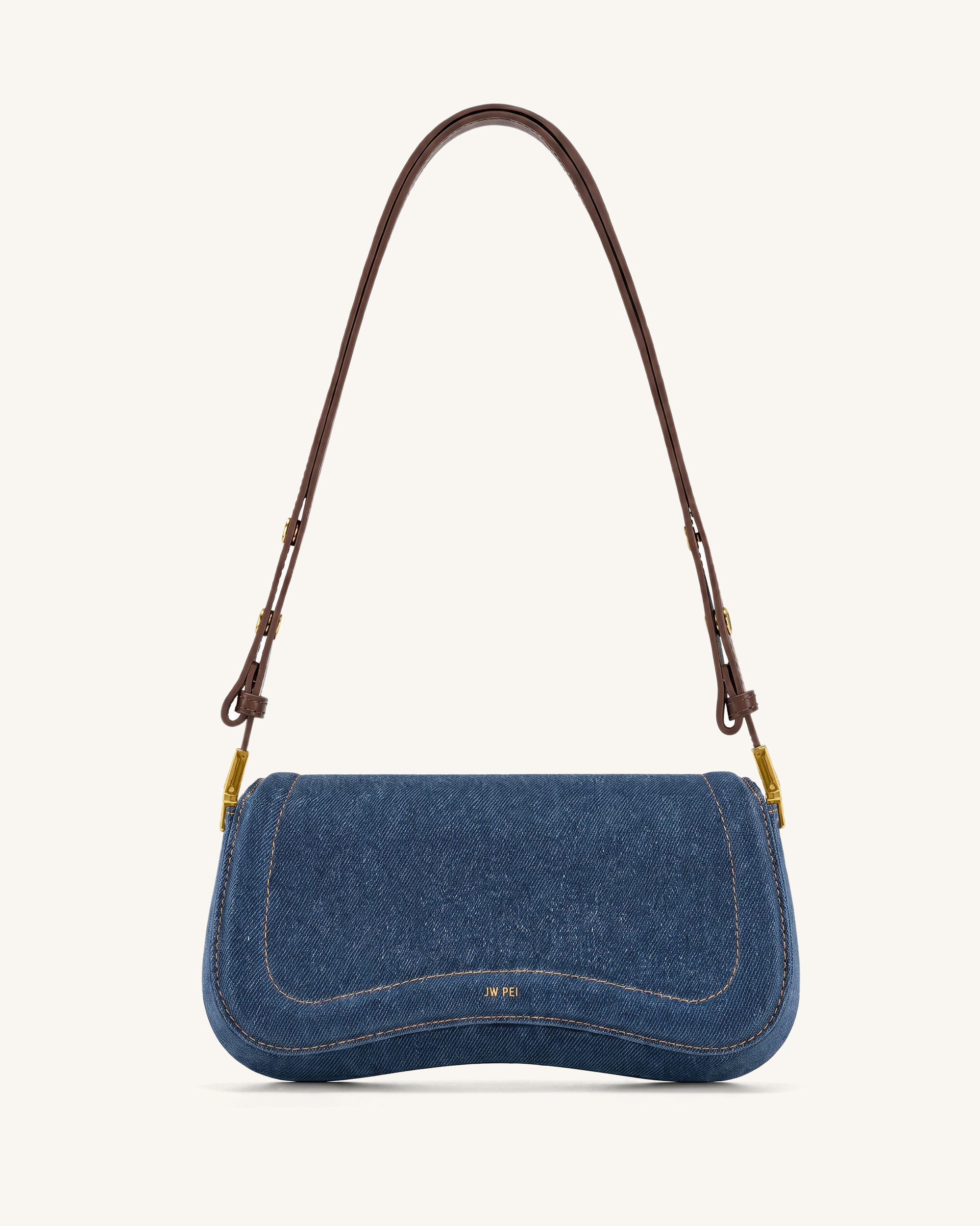 Joy Shoulder Bag - Dark Blue Denim
