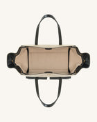 Linda Tote Bag - Black Canvas