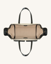 Linda Tote Bag - Black Canvas