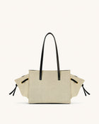 Linda Tote Bag - Black Canvas