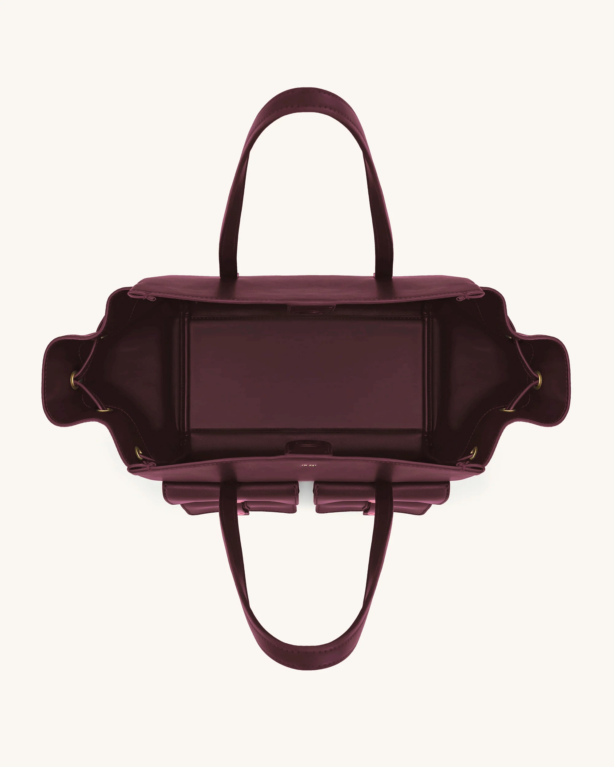 Linda Tote Bag - Deep Burgundy