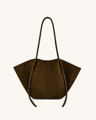 Nala Wide Tote Bag - Mocha Brown