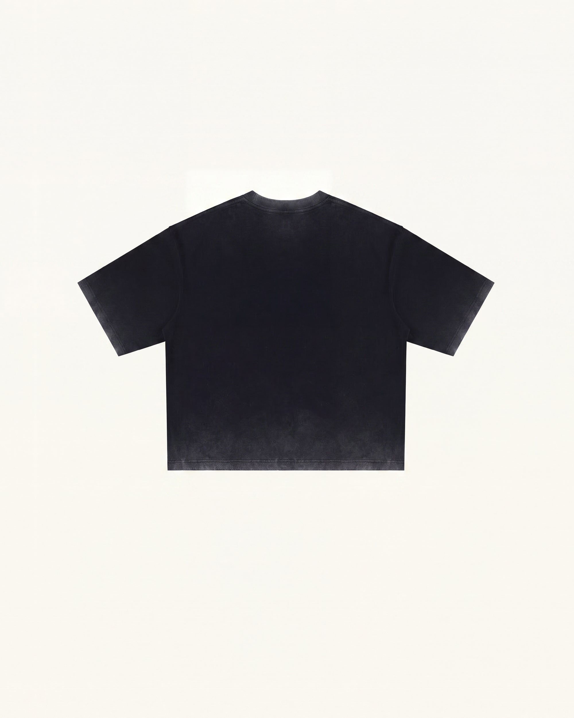 Cherish Crystal Bow Boxy Tee - Faded Black