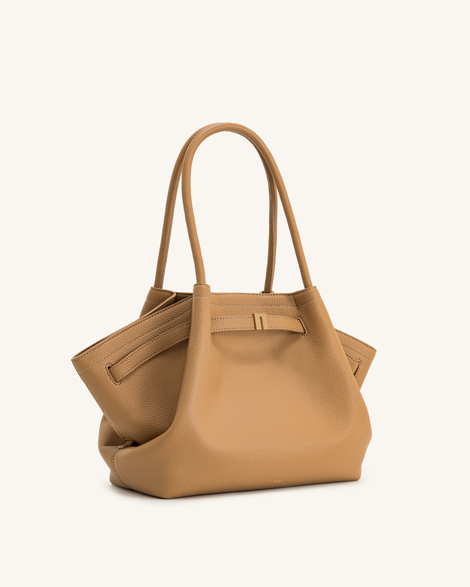 Hana Medium Tote Bag - Latte Color | JW PEI
