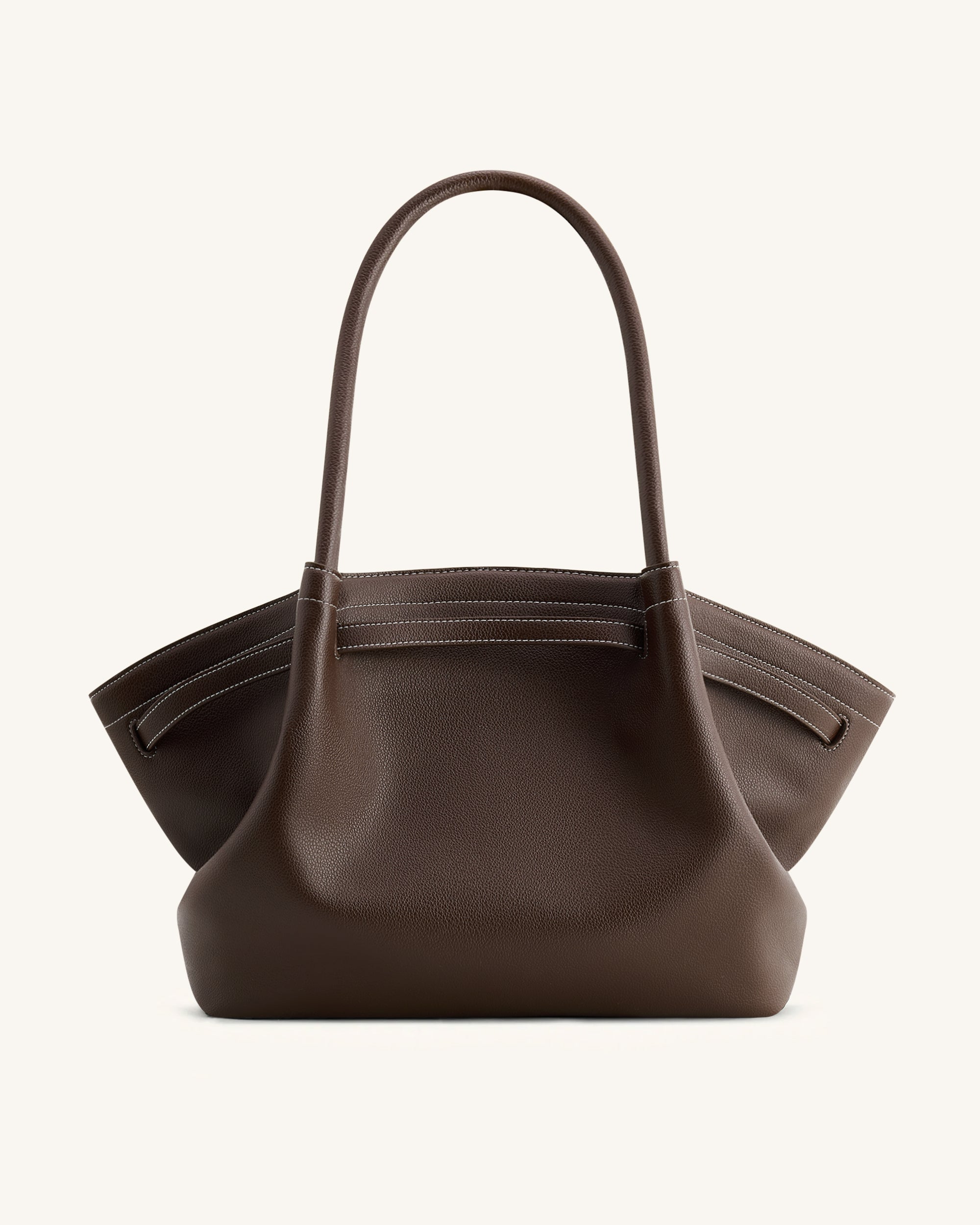 Hana Large Tote Bag - Dark Brown | JW PEI