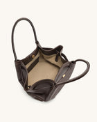 Hana Large Tote Bag - Dark Brown