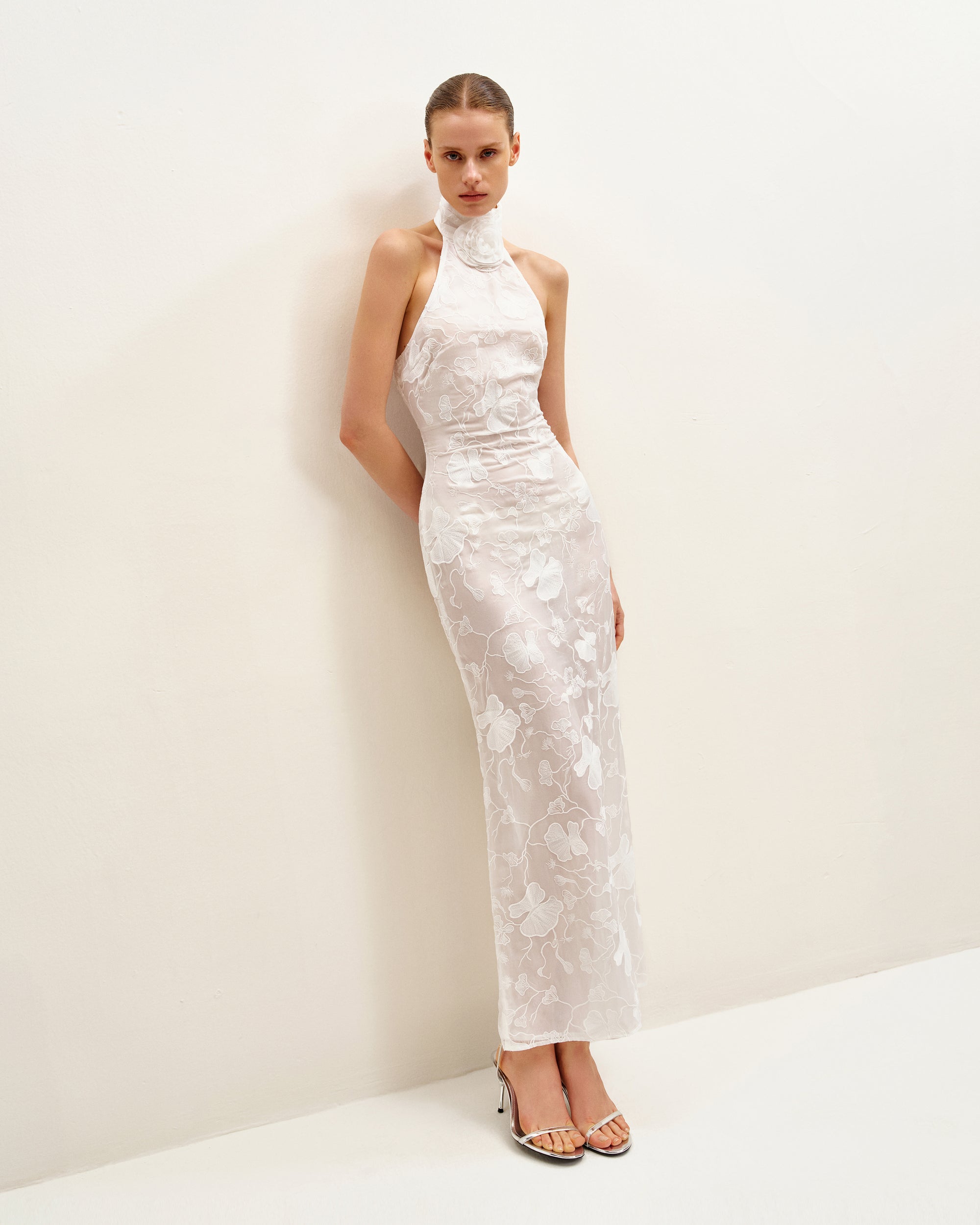jw pei white dress Elegant Lace Midi - back fastening ensures a secure fit New J W PEI Yuliya