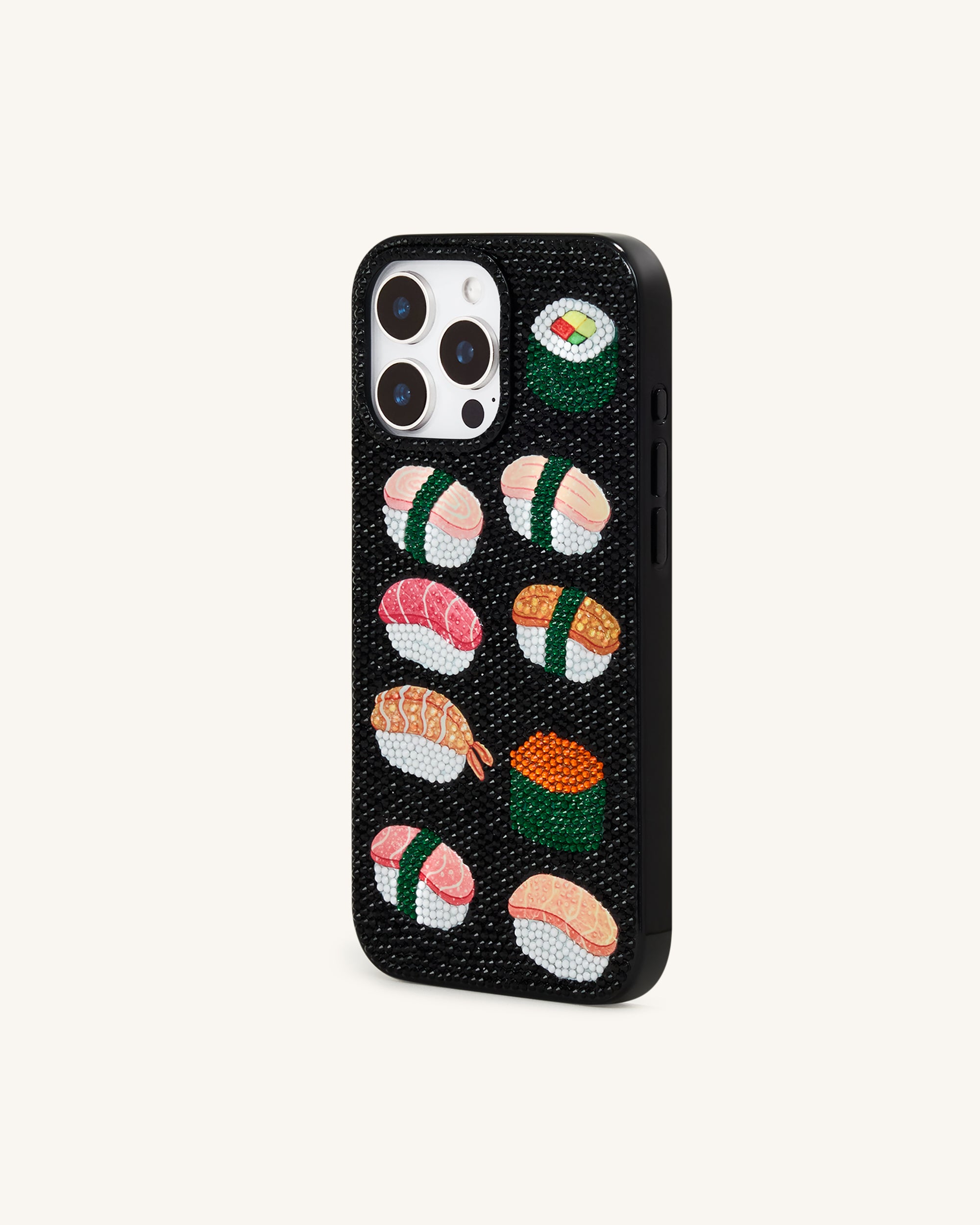 JW PEI／寿司 フォンケース／iPhone17 Pro Max Sushi Phone Case - Multicolor Black | JW PEI