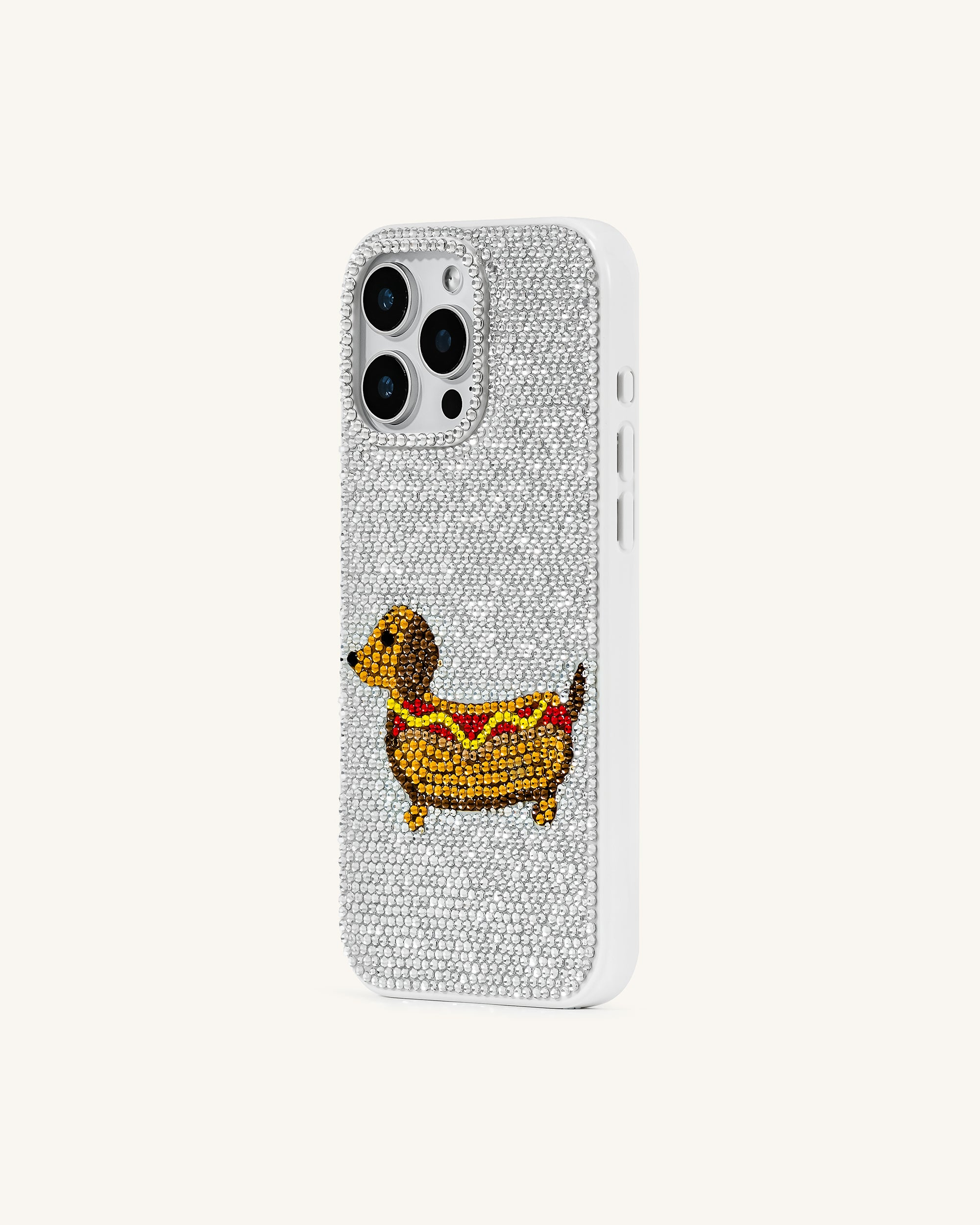 Dachshund Hot Dog Phone Case - White | JW PEI